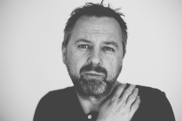 Black and White Schwarzweiss Portrait Mann