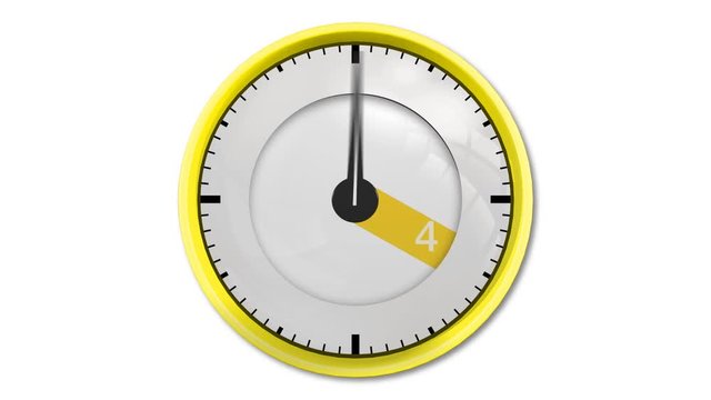 Animated Clock. Hd. Alpha Matte Included. Looped