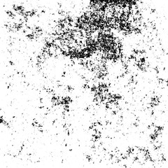 The grunge texture black and white. Vector abstract background from cracks, scratches, abrasions