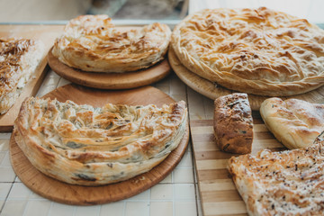 Freshly baked Puff Pie from the Bakery