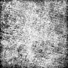 The grunge texture black and white. Vector abstract background from cracks, scratches, abrasions