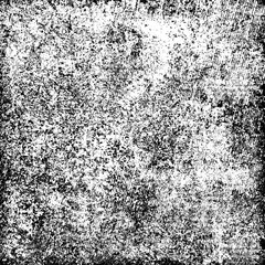 The grunge texture black and white. Vector abstract background from cracks, scratches, abrasions