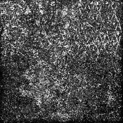 The grunge texture black and white. Vector abstract background from cracks, scratches, abrasions
