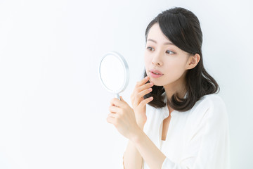 口元・女性
