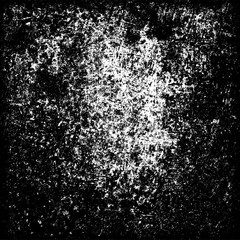 The grunge texture black and white. Vector abstract background from cracks, scratches, abrasions