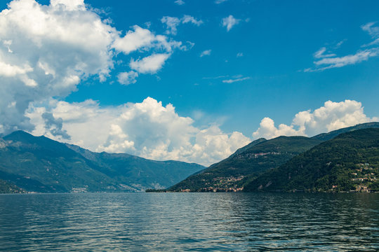 Blick auf den Lago Maggiore von Luino