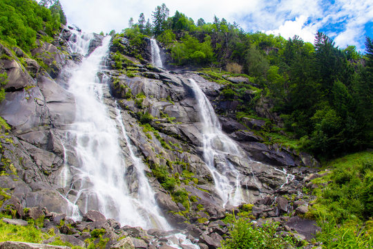 The Nardis Waterfall in Trentino, Italy © marcociannarel