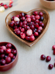 Raw cranberries