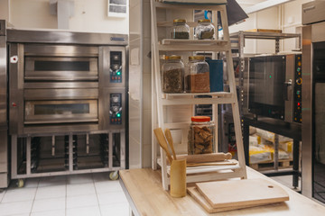Interior of a Kitchen in a Bakery