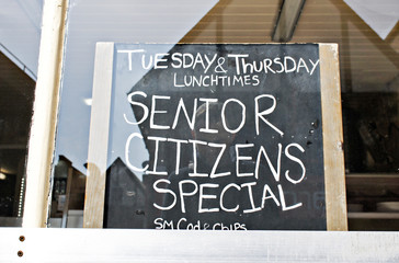 Senior citizens' offer