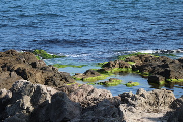 sea and rocks in Black sea