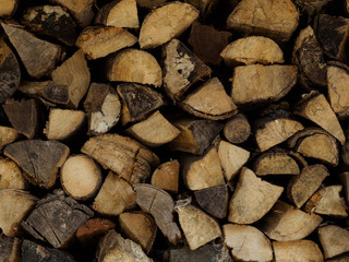 積まれた薪