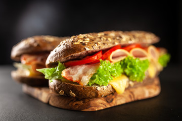 Classic BLT sandwiches