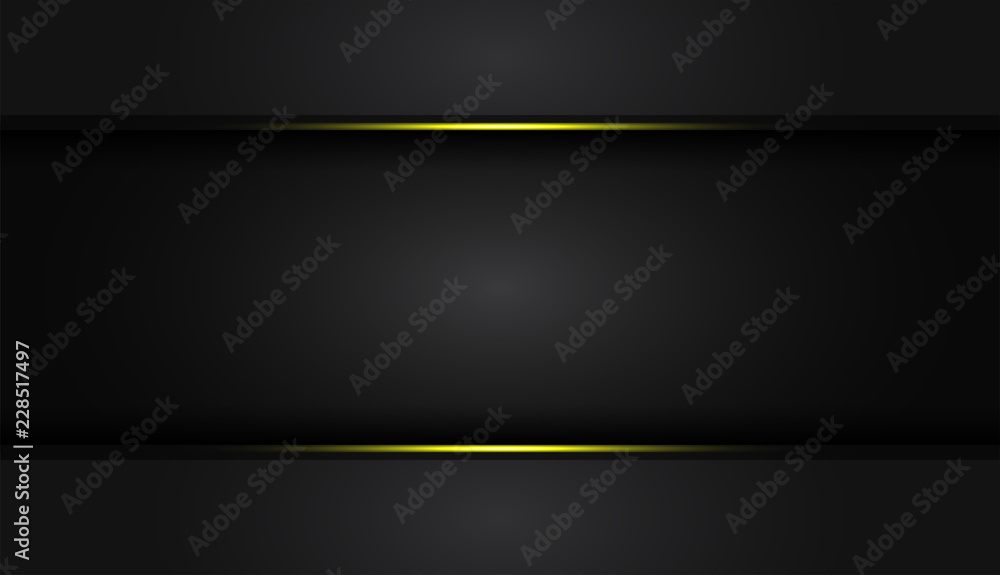Poster abstract metallic red shiny color black frame layout modern tech design vector template background