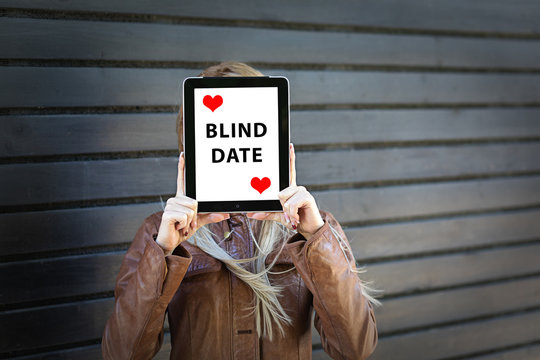 Online dating app and blind date