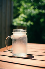 Cold drink on a hot day