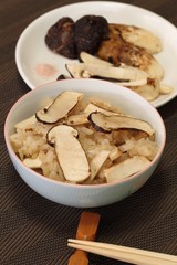 焼き松茸と松茸ご飯
