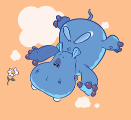 Flying Blue Elephant