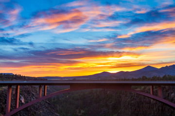 Crooked River High Bridge at sunrise