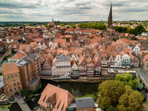 Blick zum Stintmarkt in Lüneburg