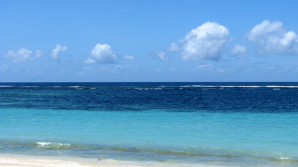 Island of Bali. Sea and sky