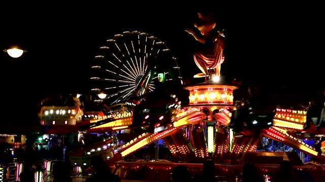 Night fair attractions