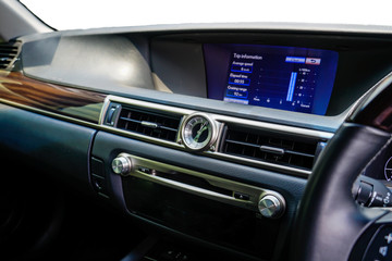 Naklejka premium wnętrze samochodu 2