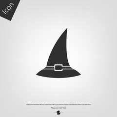 Fototapeta premium Halloween hat icon