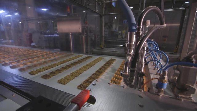 Waffle production factory line
