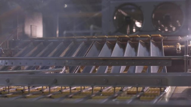 Waffle production factory line