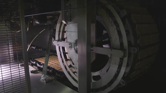 Waffle production factory line