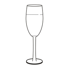 Wine cup pop art cartoon