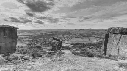 view over the moors