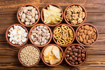 Mix of snacks