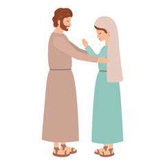 virgin mary and saint joseph