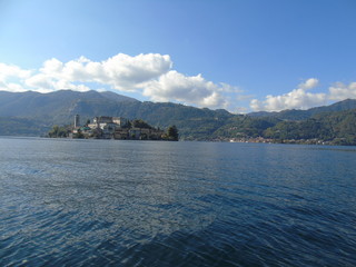 Amazing trip in Piemonte with an incredible view to the lake D'orta in autumn days and a caption of some old part of the countryside