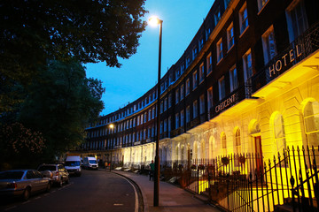 ホテルの町並み