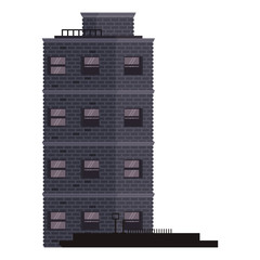 City buildings isolated