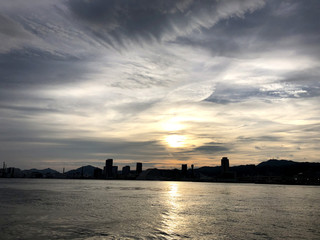 夕刻の神戸