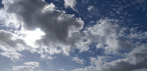 Fototapeta na wymiar Great clouds