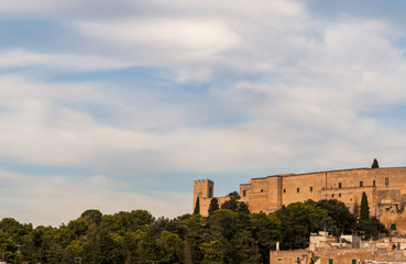 Fototapeta na wymiar Medieval castle of Oria, Salento, Italy