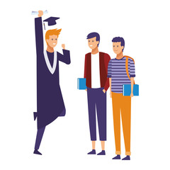Student graduation cartoon