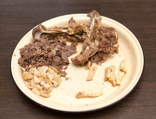 Kazakh national dish on the table