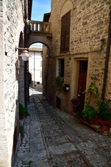 Fototapeta Streets of Spello in Umbria, Italy. obraz