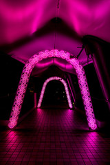 abstract background with curtain and stars