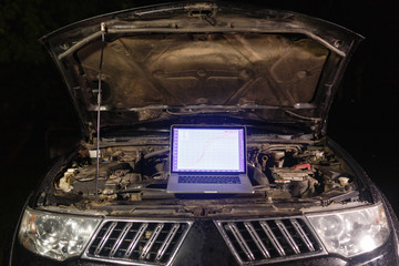 Laptop torque figures and horsepower is the engine of the vehicle for diagnostics and...