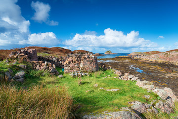 Ruins at Kintra on the Isle of Mull