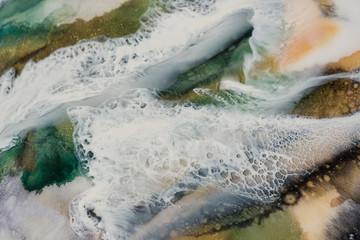 abstract resin art