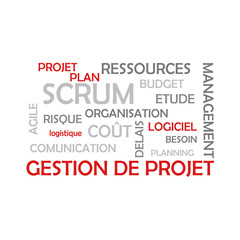 Nuage de mots gestion de projet