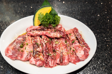 wagyu beef rib yakiniku